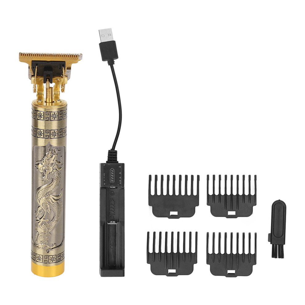 Revolutionary Grooming Essential, Hair Clippers for Men with Ergonomic Handle, T Blade Trimmer for Precise Cutting, Includes Guide Combs for