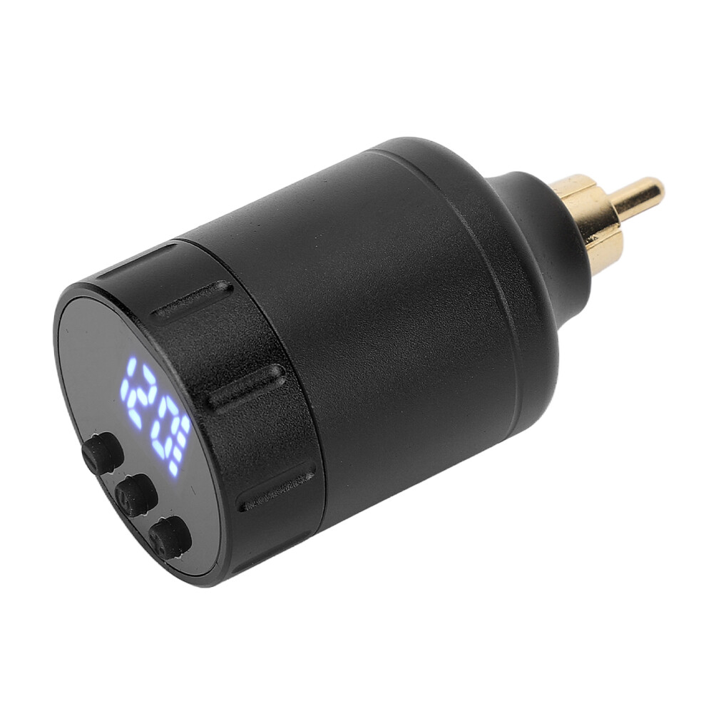 Cordless Tattoo Power Supply 1500mAh Lithium Aluminum Alloy RCA 62x32x32mm