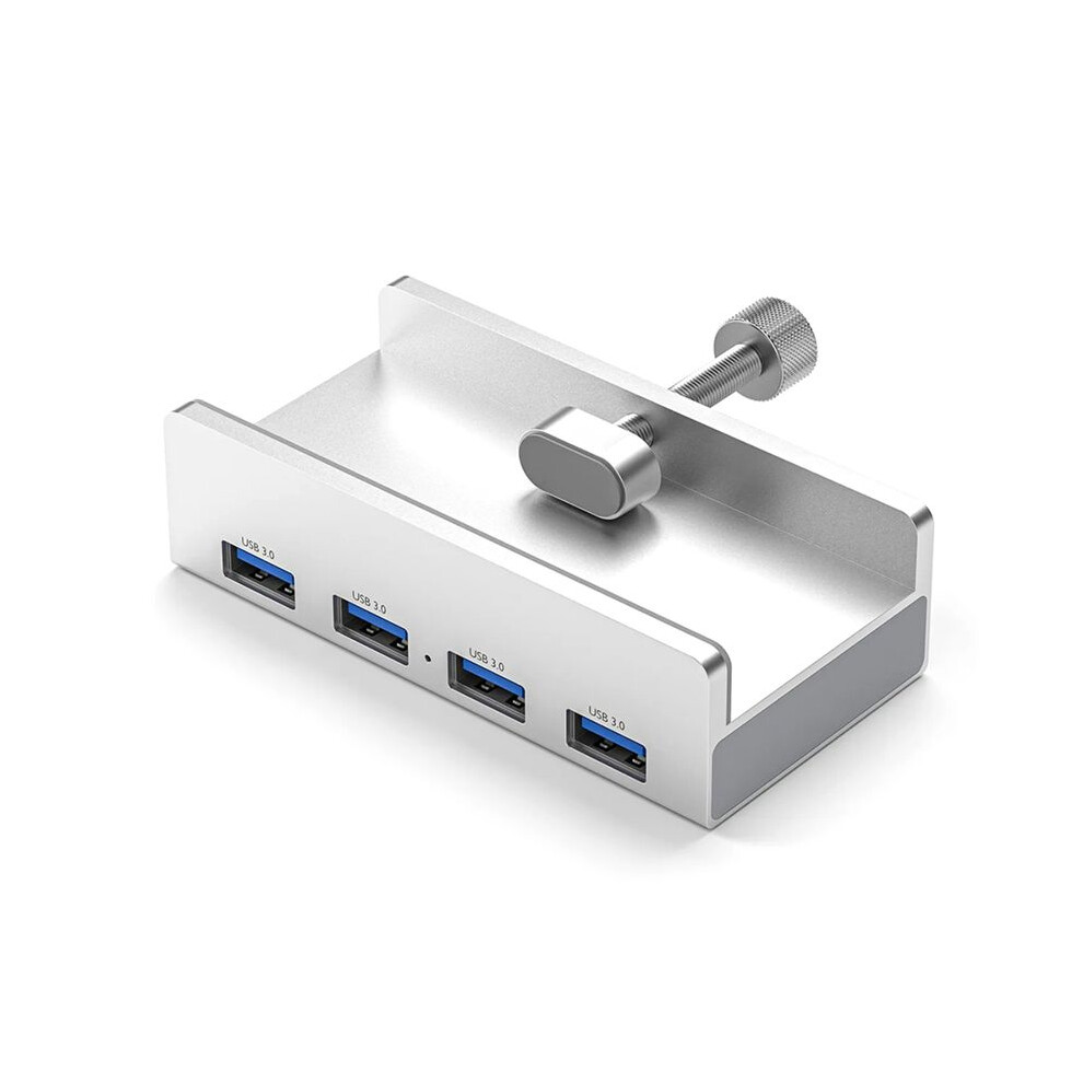 Aluminum Usb 3.0 Hub Clamp 4-Port Usb Splitter 4.92 Ft Usb Data Cable Desktop Usb Hub Without Power Adapter 6031269496628