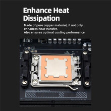 AM5 CPU Contact Frame Copper Full Surround Frame Better Cooling CPU Heatsink Plat Armor for  7950X 7900X 7700X 7600X