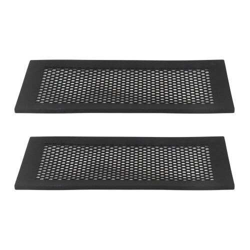 Secure Black Silicone Floor Vent Covers 2-Pack for Baby Safety