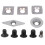 5Pcs Turning Carbide Cutter Inserts Combination Set for Wood Turning Working Lathe Tool with Screw 1