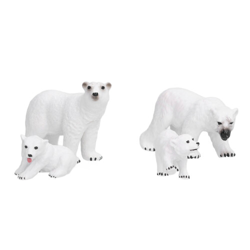 Lebensechte Weißer Bär Modell Pädagogisches Ozean