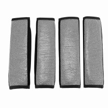 4 Paquetes de Correas para los Hombros Del CinturóN de Seguridad, Cubierta de Asiento de AutomóVil Brillante de Vidrio, Accesorios Femenina de