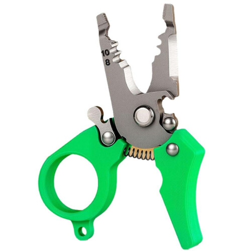 Multi-Tool Wire Stripper,Adjustable Wiring Tools and Function Hand Tool for Strip, Split, Trim, and Crimp