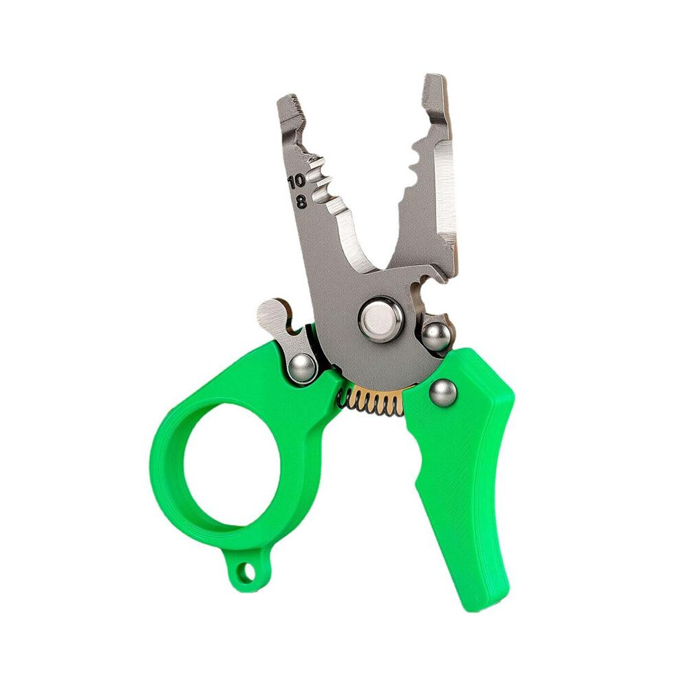 Multi-Tool Wire Stripper,Adjustable Wiring Tools And Function Hand Tool For Strip, Split, Trim, And Crimp 6031326880896