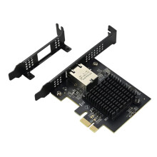 New PCIe X1 to 10Gbps Single Port RJ45 Network Card AQC113 1G/2.5G/5G/10Gbps Support PXE Wired LAN Win10/11 Desktop