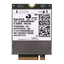 Module 3G de Carte WWAN de Carte WiFi MU736 pour ProBook 430 440 640 645 650 655 G1 ZBook 17 EliteBook 850, 820 G1