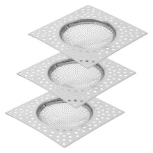 3St Roestvrijstalen Filter Met Voor Wastafel En Badkamerafvoer
