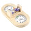 Paars Sauna Zandloper Timer Met Nauwkeurige Temperatuurmeter 1