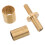 Set Koperen Accessoires Voor Ouderenstok Met Antislip Tips 10