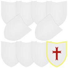 30Stk Kompaktes Weißes DIY Blank Schild Für Kinder Cosplay & Party