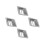 4Pcs Reusable Silver Ash Container for Outdoor Trash Cans 6