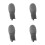 4Stk Sport Sliding Mitt Baseball Grau Langlebig Und Warm 2