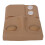 Lash Practice Head with Replaceable Eyelids PVC Coffee Material for Beginners / 10