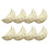 24Pièces Supports Baguettes Céramique Beige Décoratives 2