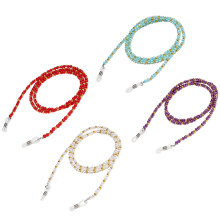 8Stk Brillen Kette Perlen Geflochten Antirutsch Eyeglass Holder Bunt