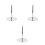3Pièces Base Mannequin Métallique Support Robe Polyvalent 4