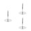 3Pièces Base Mannequin Métallique Support Robe Polyvalent 7