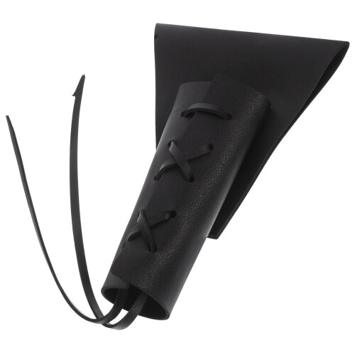 3Pièces Fourreau D'épée En Cuir PU Noir Médiéval Pour Cosplay Et 1