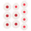 50Pièces Cibles Solides Microfibre Blanches Entraînement Tir 2