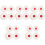50Pièces Cibles Solides Microfibre Blanches Entraînement Tir 4