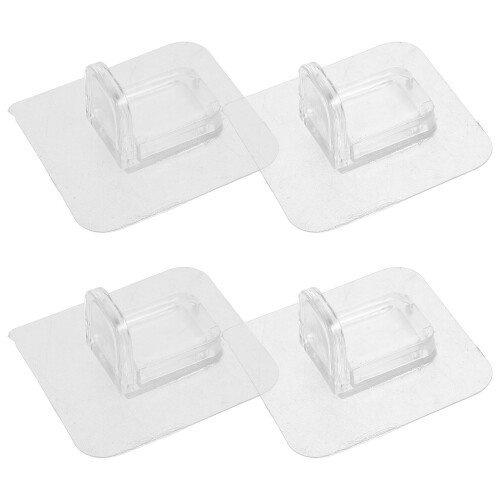 16Pièces Fixateurs Antidérapants Pour Transparent Sécurisé 2