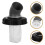4Stk Pe Ibc Tankdeckel Mit Waschbarem Nylonfilter Schlauchadapter 11