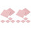 400Pièces Aluminium Rose Pour Chocolats Bonbons 4