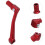 2Pièces Levier De Aluminium Rouge Accessoire Résistant 11