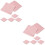 400Pièces Aluminium Rose Pour Chocolats Bonbons 8