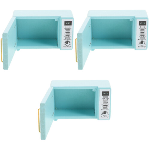 3Pièces Accessoires Mini Cuisine En Bois Pour Micro Paysage 2