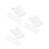 36Pièces Accessoires Support Couvercle Transparent 7