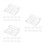 36Pièces Accessoires Support Couvercle Transparent 9
