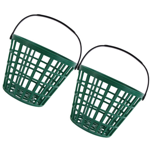 4Pièces Panier Golf Nylon Vert Résistant Portable 1