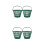 4Pièces Panier Golf Nylon Vert Résistant Portable 7