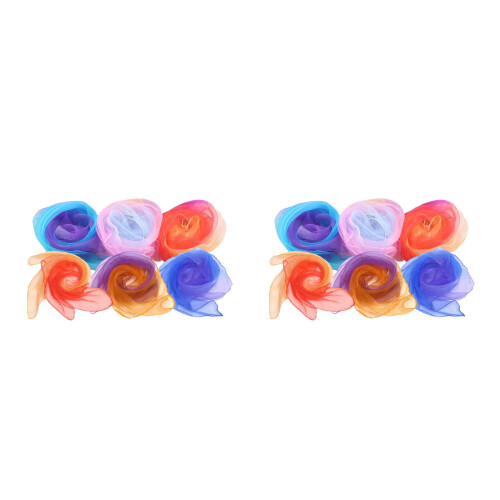 40Pièces Foulards Taille Stage Chiffon Qualité 2
