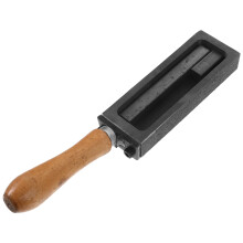 3Pièces Moules Ingot Fer Bois Facile Démoulage Pour Fonte DIY