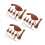 3Ensembles Accessoires Violon Bois Jujubier Tailpiece 7