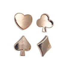 100Pcs Rose Gold Metal Buttons Durable Handmade Clothes Decoration DIY