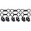 12Pièces Fixation Tuba Silicone ABS Réglable Pour De 6