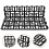 2Pièces Clôture De Rayon Noire Protection Fruits 10