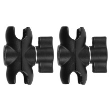 2Pièces Bras Connecteur Double En Alliage Alu Avec Rotule Pour