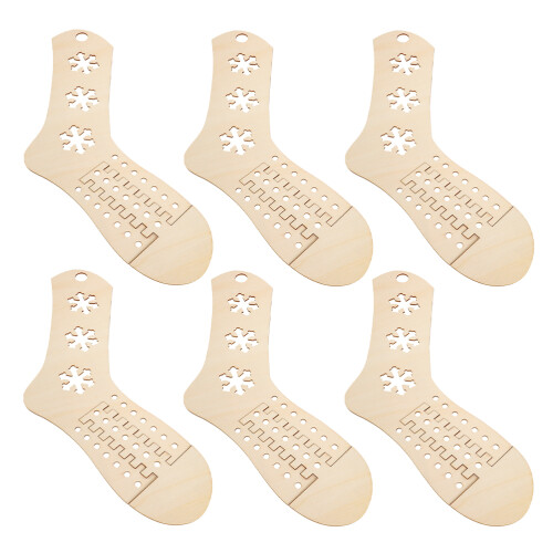 24Pièces Moules À En Bois Beige Ajustables Pour Artisanat 2