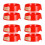 8Pièces Support Extincteur Rouge Pour Lieu Public 9