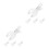 8Pièces Clips Serviettes Spring-Loaded Transparent Pour Maison 8