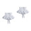 2Pièces Polyester Ruffle Élégant Pour 9