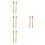 8Pcs Bamboo Dip Pens for Beginners Beige Handcrafted Calligraphy Tool 7