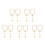 10Pièces Croix Auto , Pendentif Pour Miroir Design Raffiné 9