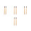 8Pcs Bamboo Dip Pens for Beginners Beige Handcrafted Calligraphy Tool 4